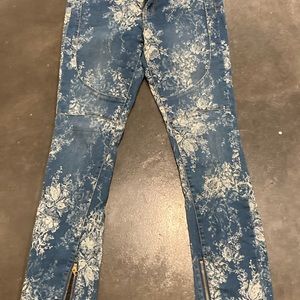 Free People sz 30 retro print jeans